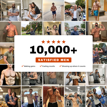 10,000+ satisfied men