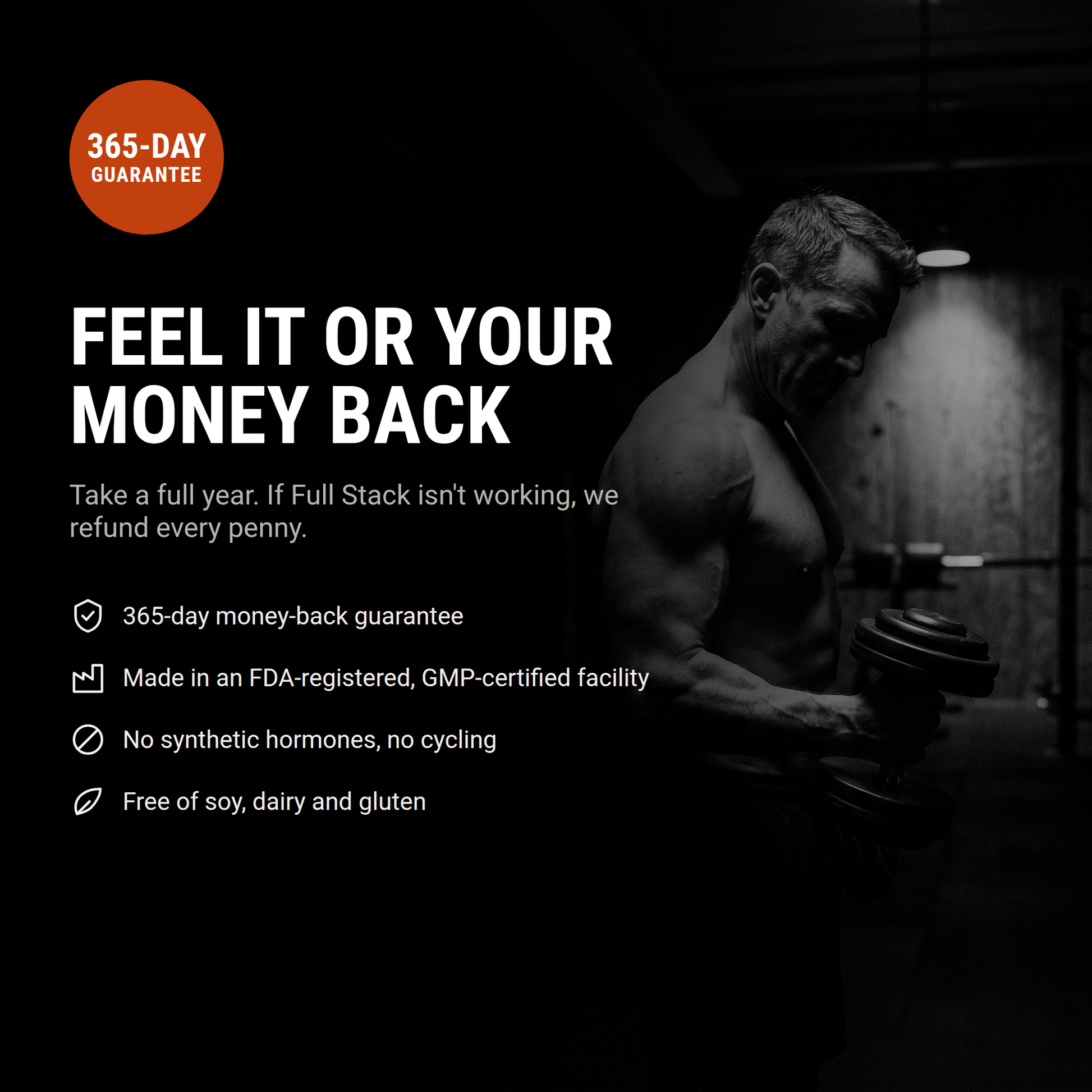 365-day money-back guarantee