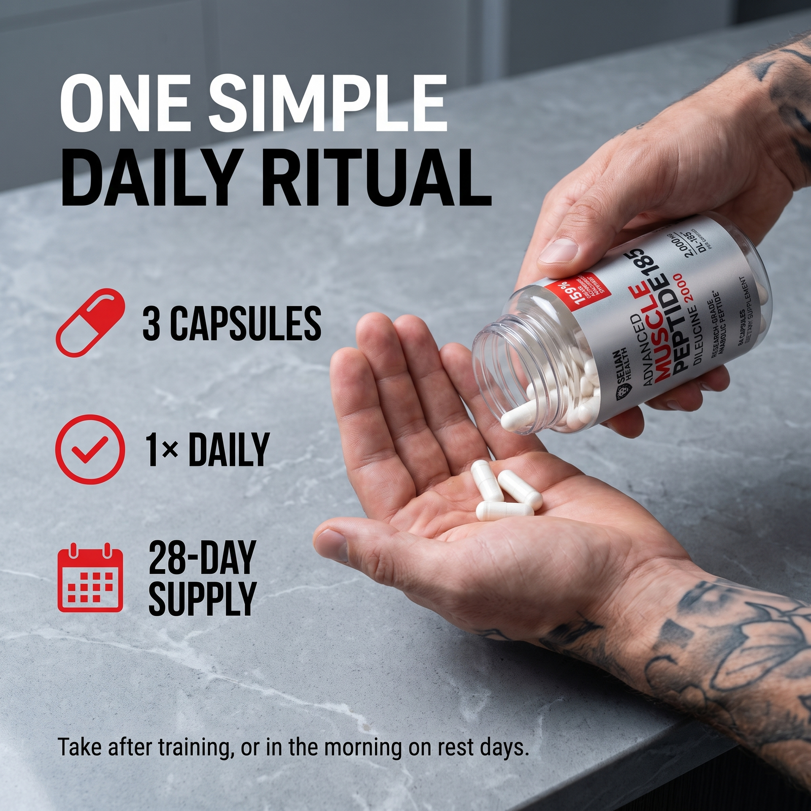Three capsule daily use protocol