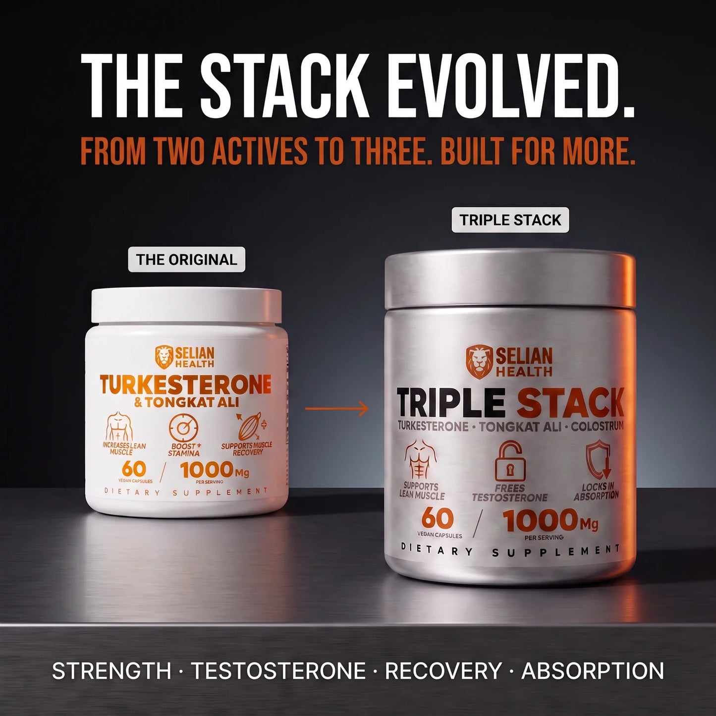 Triple Stack new packaging same formula